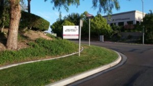 Industrial or business park monument sign