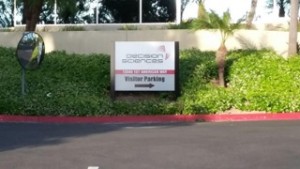 Industrial or business park monument sign