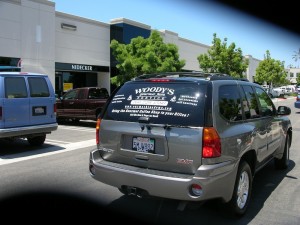 cut vinyl on glass is very popular