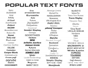 Use simple fonts and get great results for your banner or signs