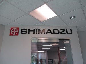 Lobby Sign in black Acrylic