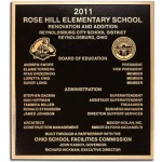 Machined Bronze Plaque