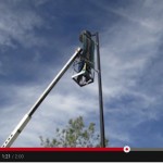 Changing out a pole banner carlsbad ca