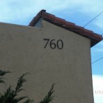 ADDRESS NUMBERS Exterior Building Signs