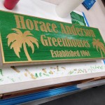 Redwood Sandblast Sign