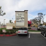 Large retail Monument Sign with large faces