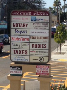 illuminated cabinet sign