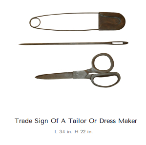 Tailor and alteration business sign