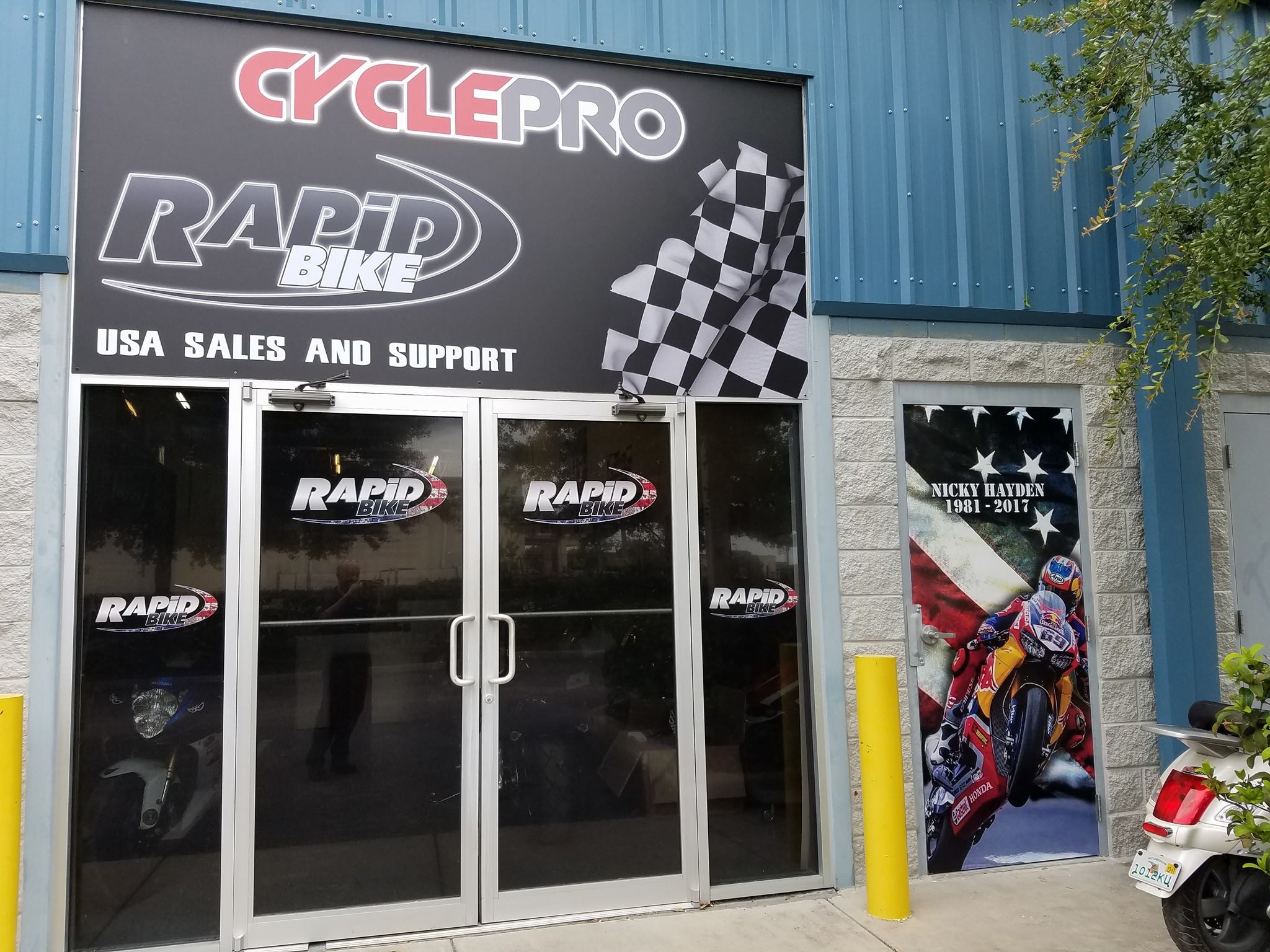 Orlando, FL - Life Signs and Design COMPLETED FRONT STORE SIGN PROJECT FOR CYCLEPRO