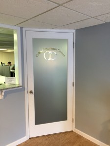 Interior Frosted Window - Elyria, OH