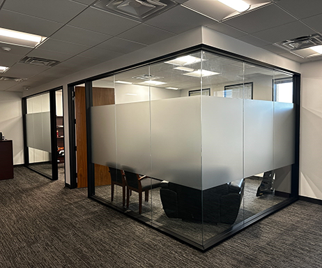 Phoenix, AZ - Frosted Privacy Film Provides Confidentiality in Conference Rooms