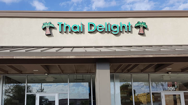 New Restaurant Signs in Phoenix, AZ for Thai Delight
