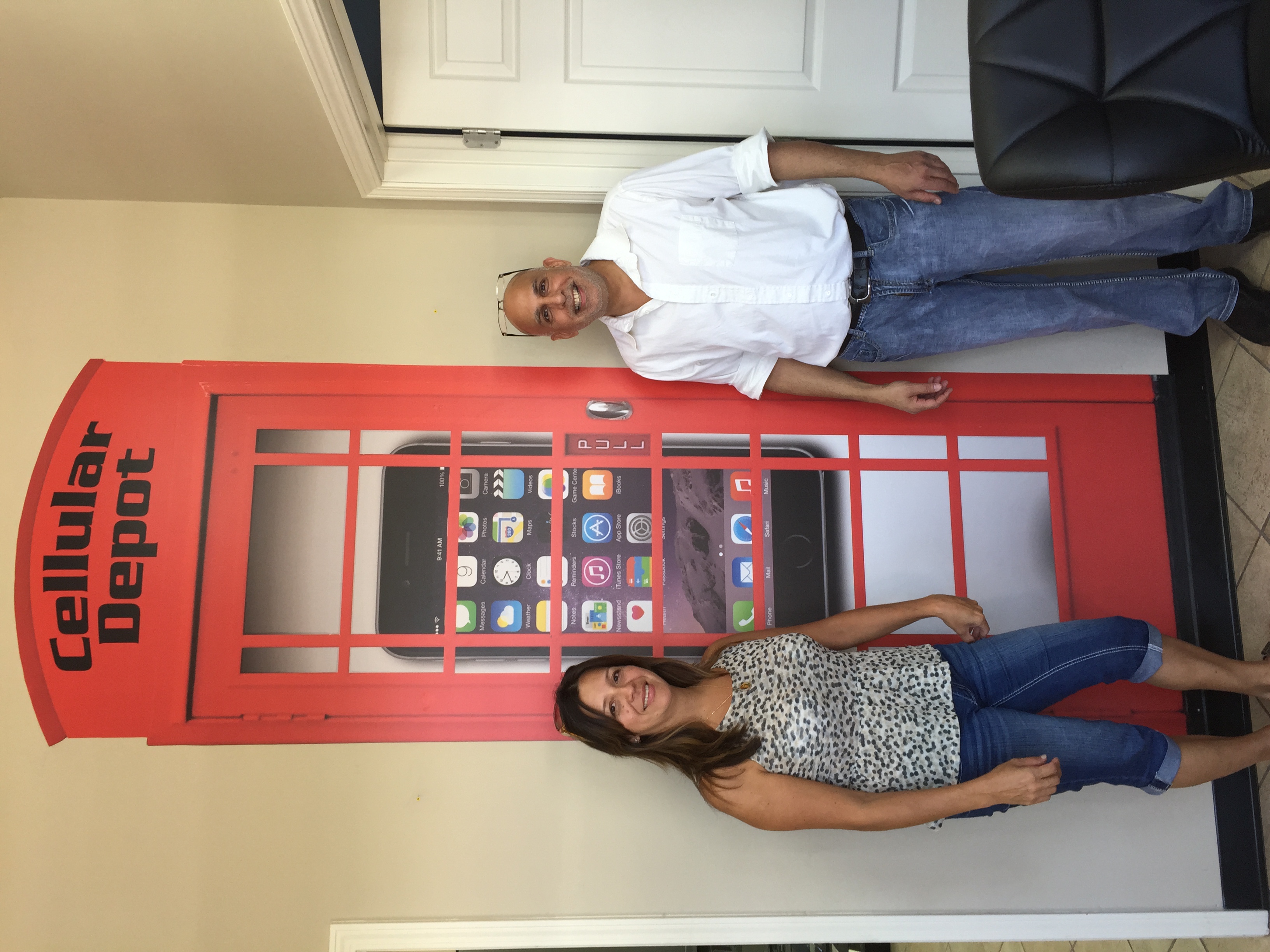 Custom Wallpaper for Cellular Depot in Pineville, NC