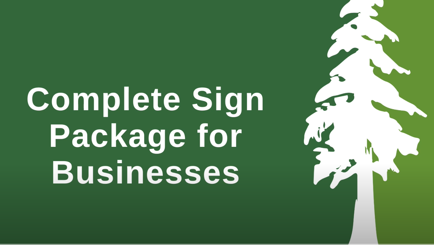 Pleasant Hill, CA - Complete Interior &amp; Exterior Sign Package for Local Business