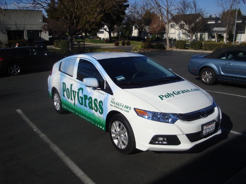 Searching Car Wraps in the Tri Valley? - EXAMPLE: PolyGrass Synthetic Lawns' in Fremont
