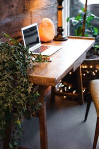 wooden table