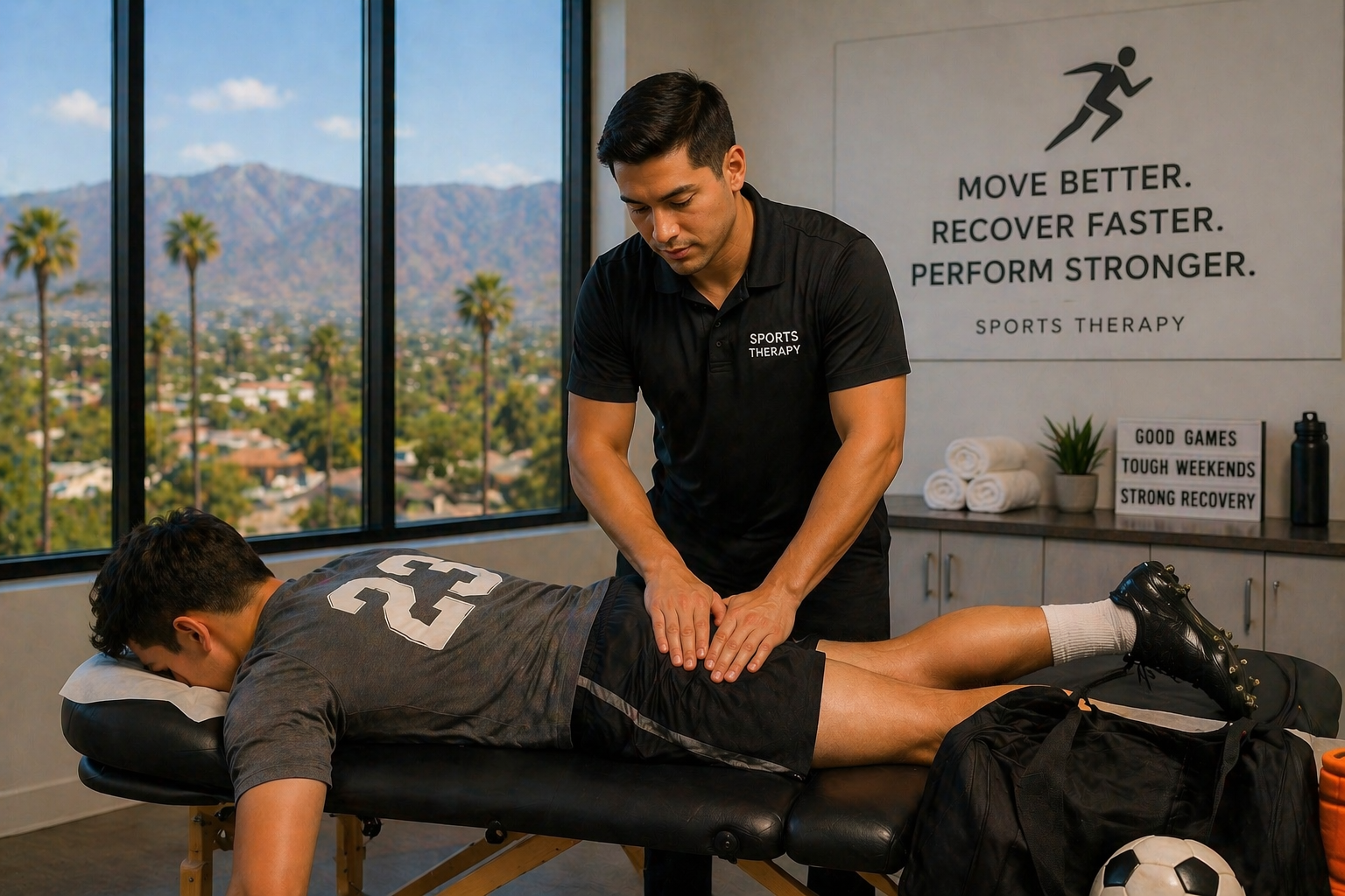 Upland, CA – Can Sports Therapy Reduce Soreness After Tough Weekend Games?