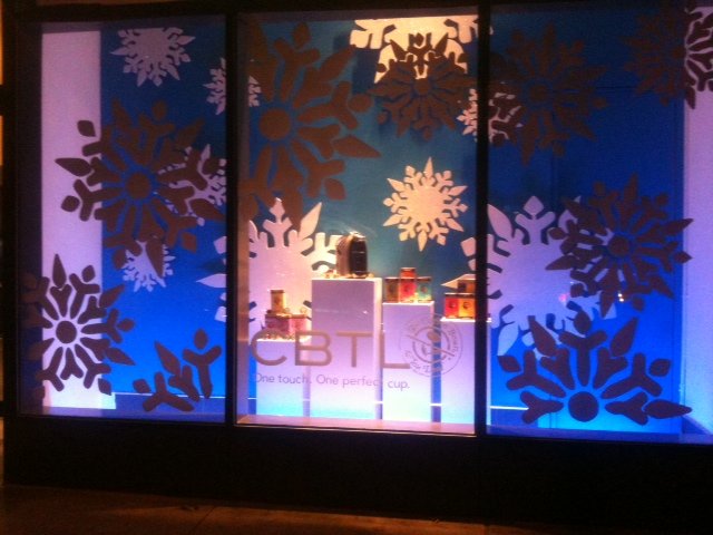 holiday window graphic
