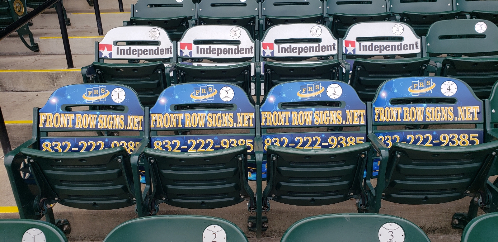 Sugarland, TX - Sports Stadium Seat Wraps &amp; Graphics | Sign Industry News