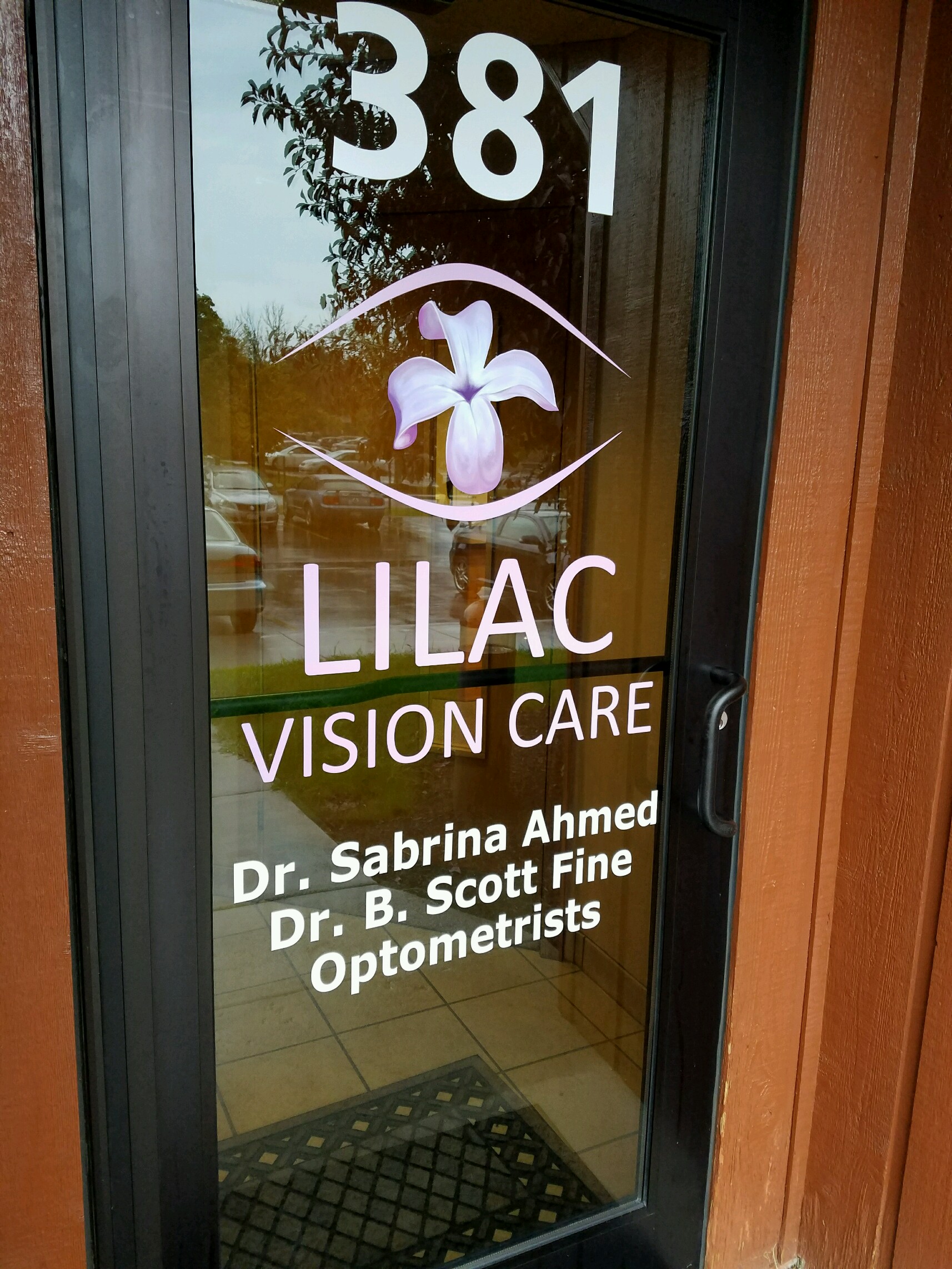 Henrietta, NY - Custom Glass Door Graphics for Local Optometrist’s Lilac Vision Care