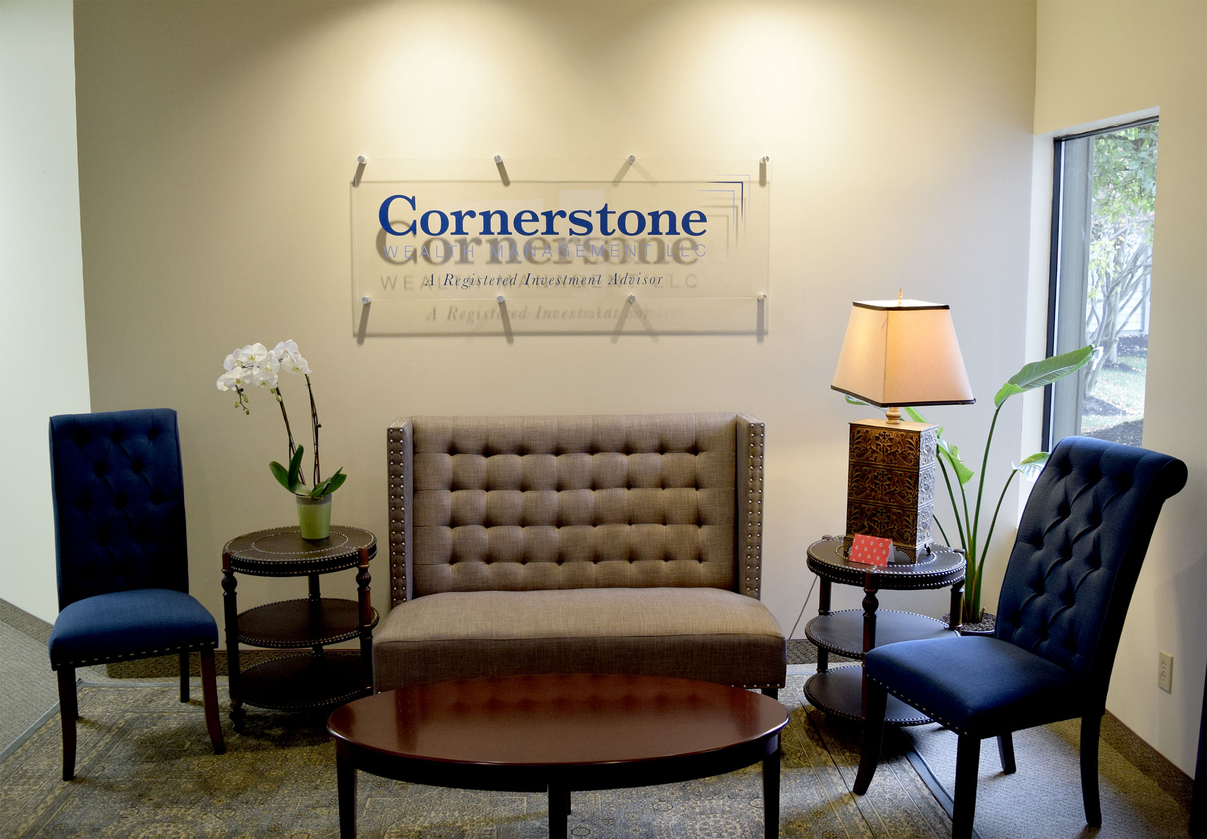 Lobby Sign For Local Company