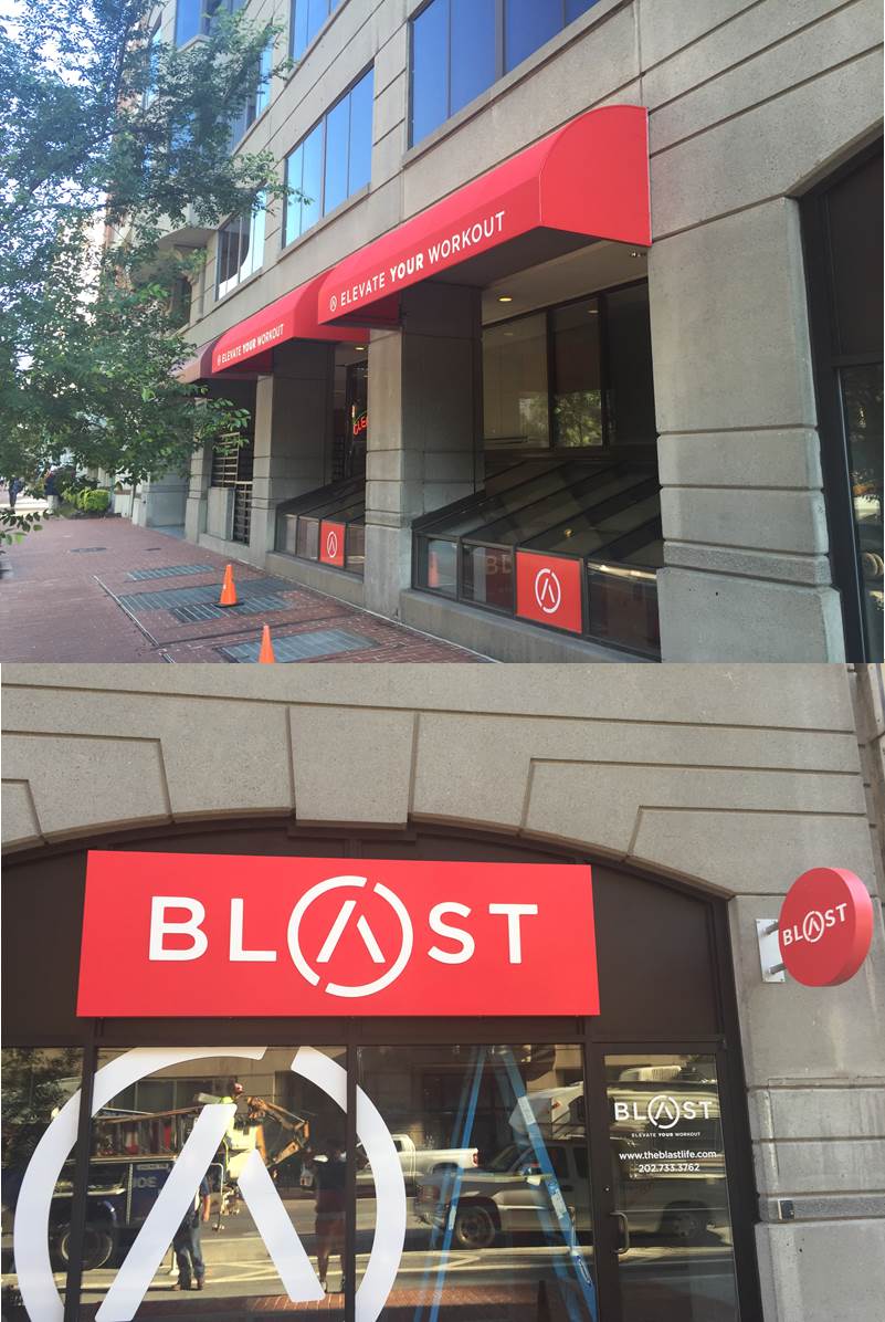 Washington, DC – Custom Graphics, Light Box, Awnings, and More for BLAST