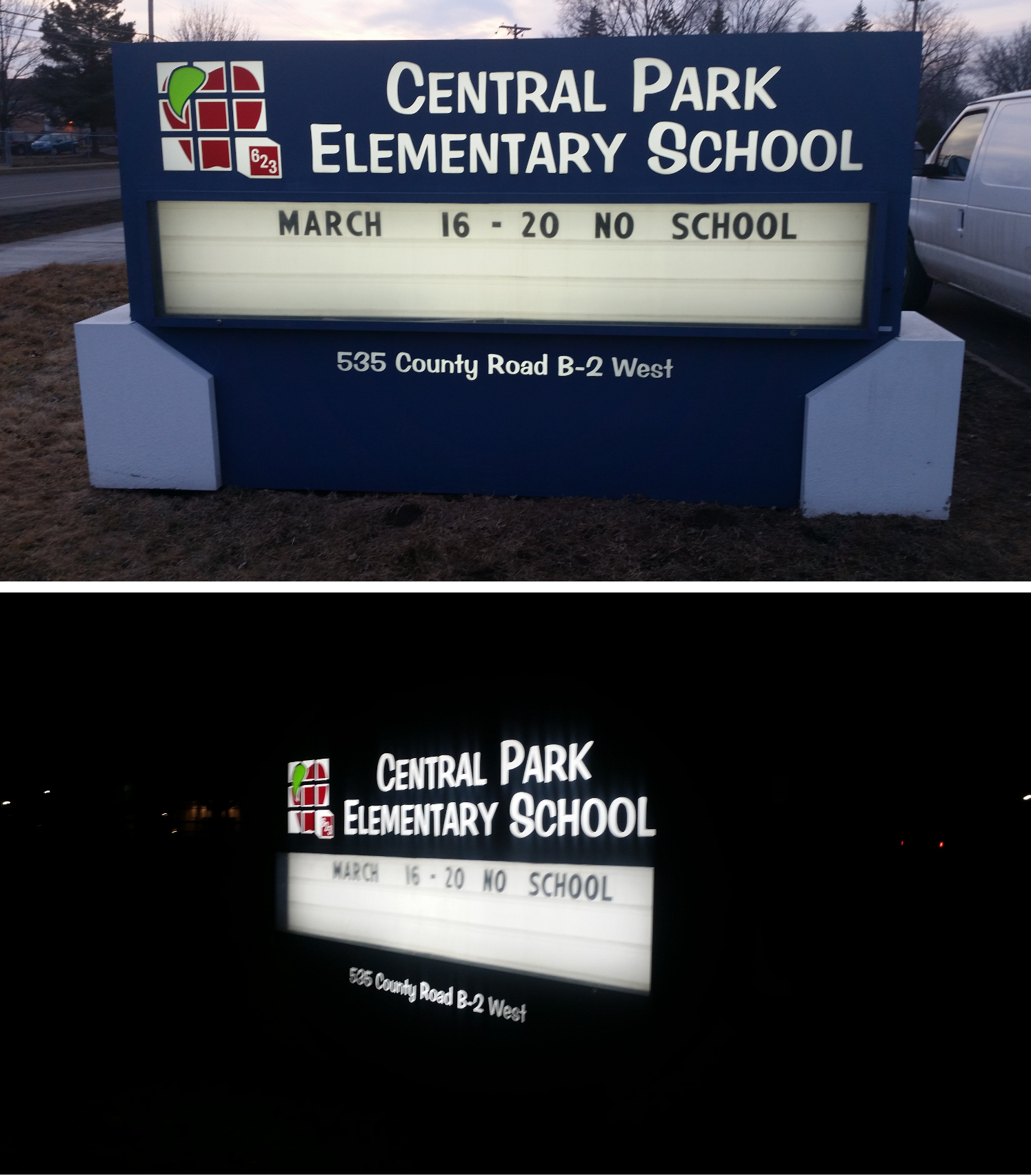 LED School Sign Saint Paul Minneapolis