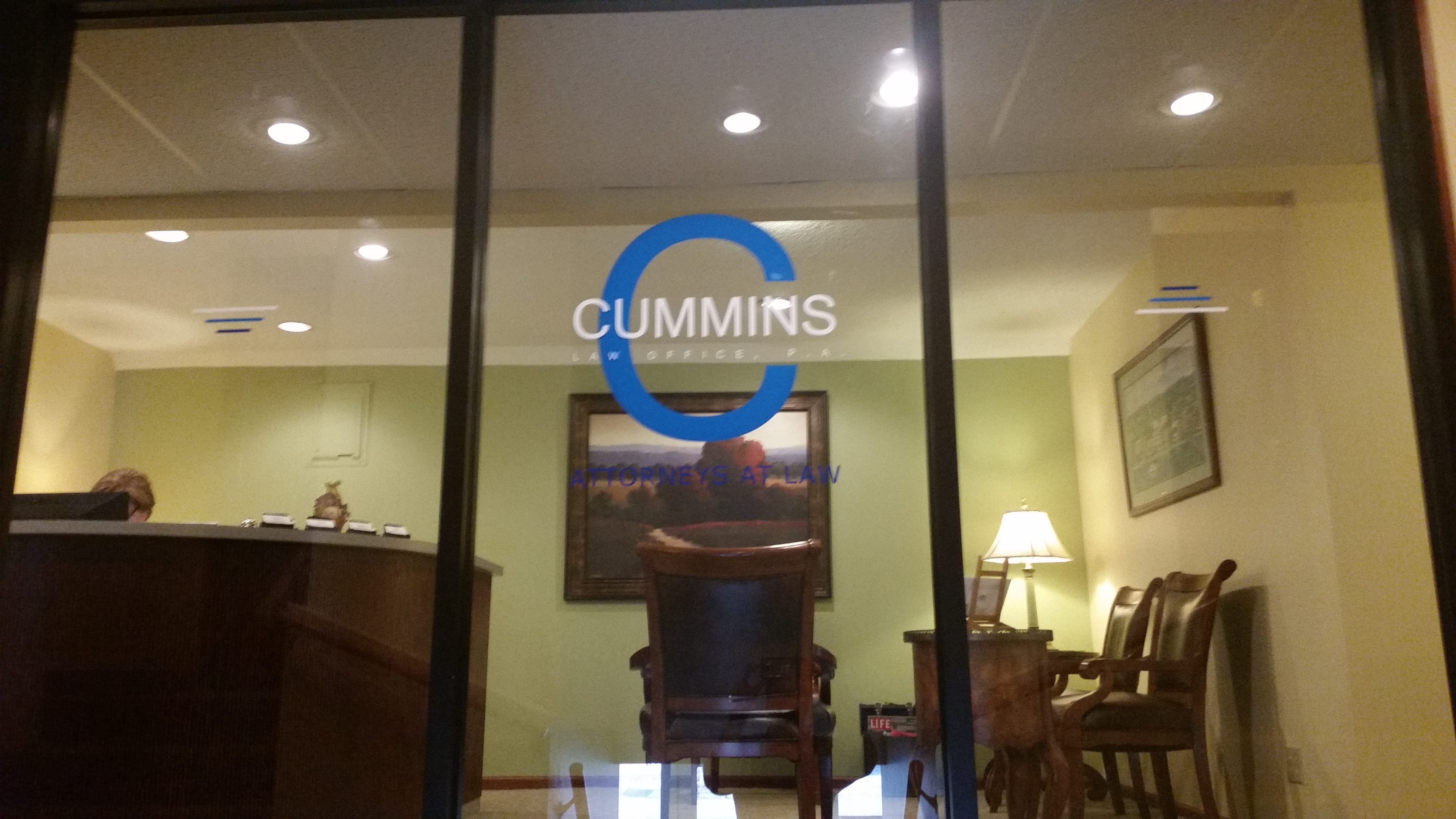 Law Office Window Graphics Logo Saint Paul Minneapolis