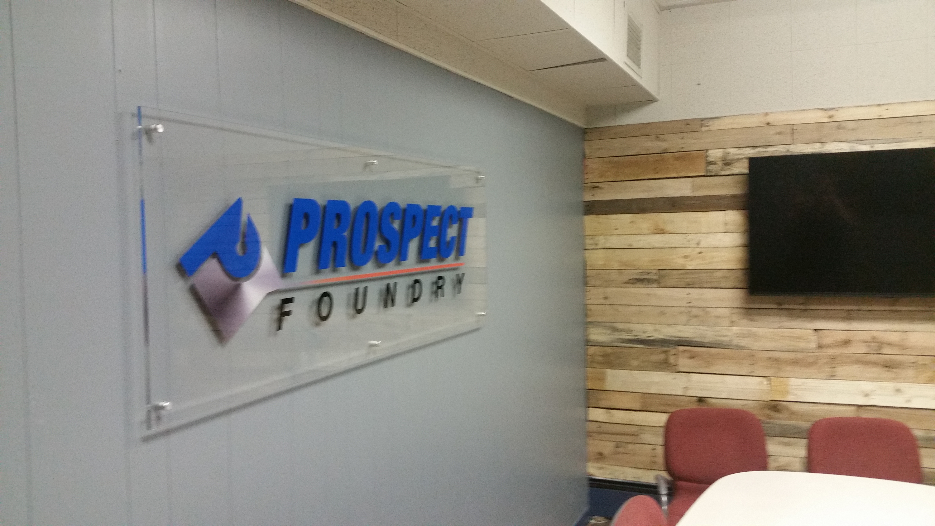 Foundry Acrylic Wall Sign