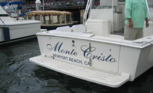 Vinyl Boat Graphics Hull Markings Registration Numbers