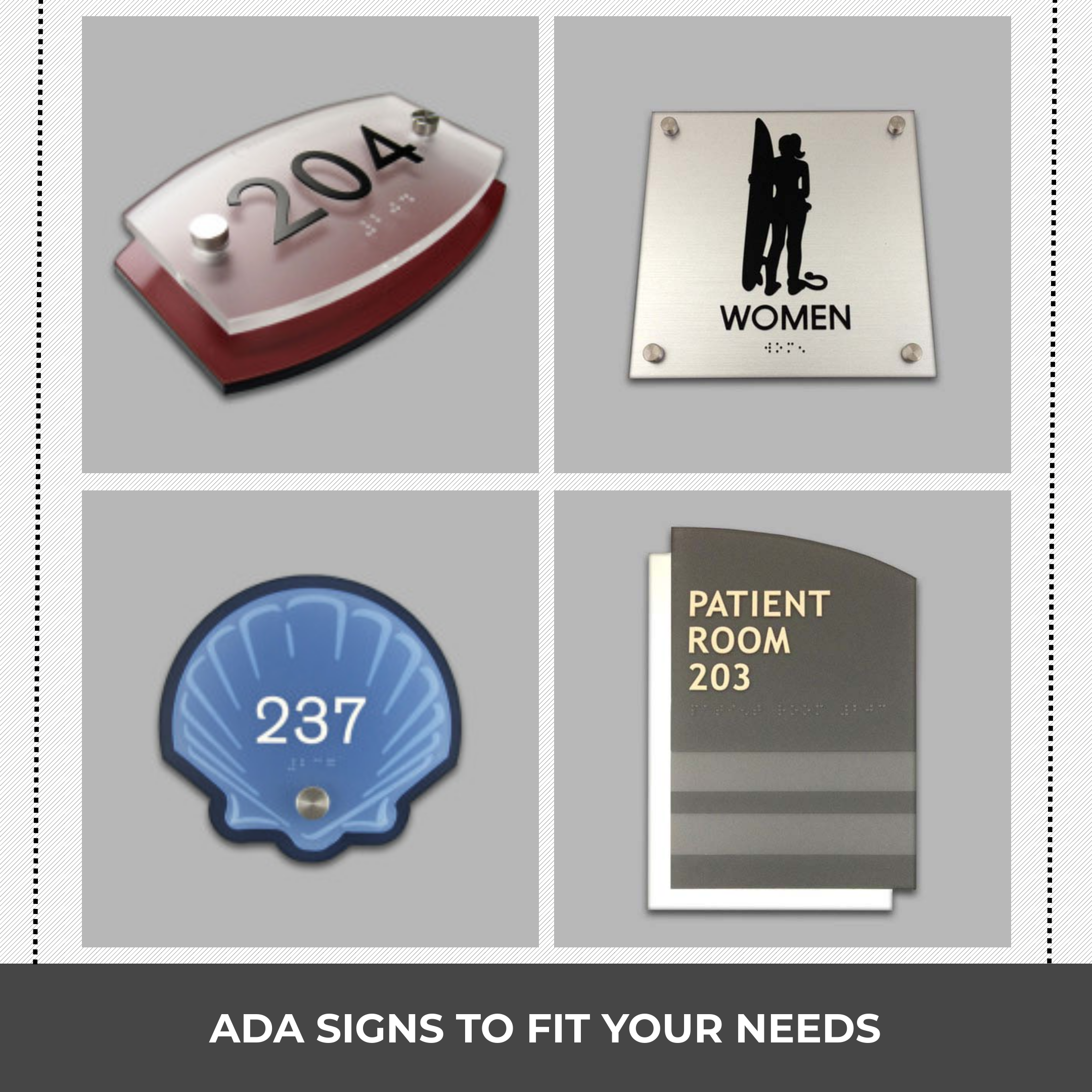 San Marcos, CA - Discussing the Custom ADA Sign Process at Our Sign Company