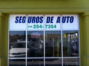 Custom window graphics -Freeway Insurance