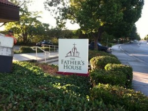 custom monument sign for a Church in San Jose