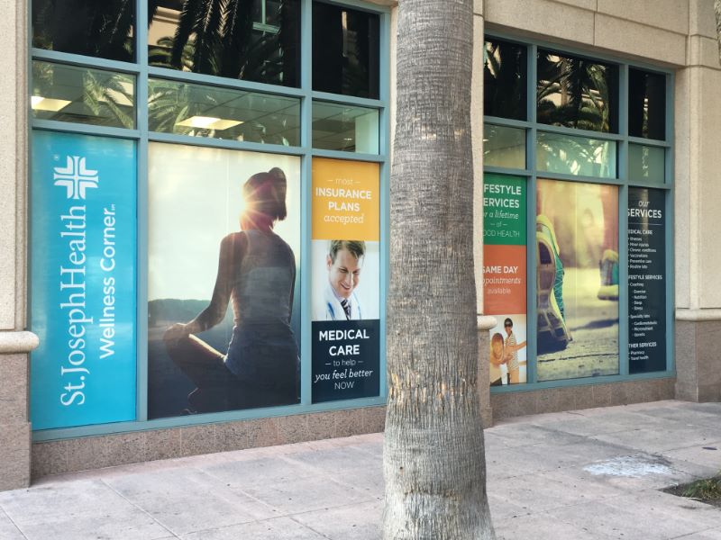 Perforated See Through Window Graphics