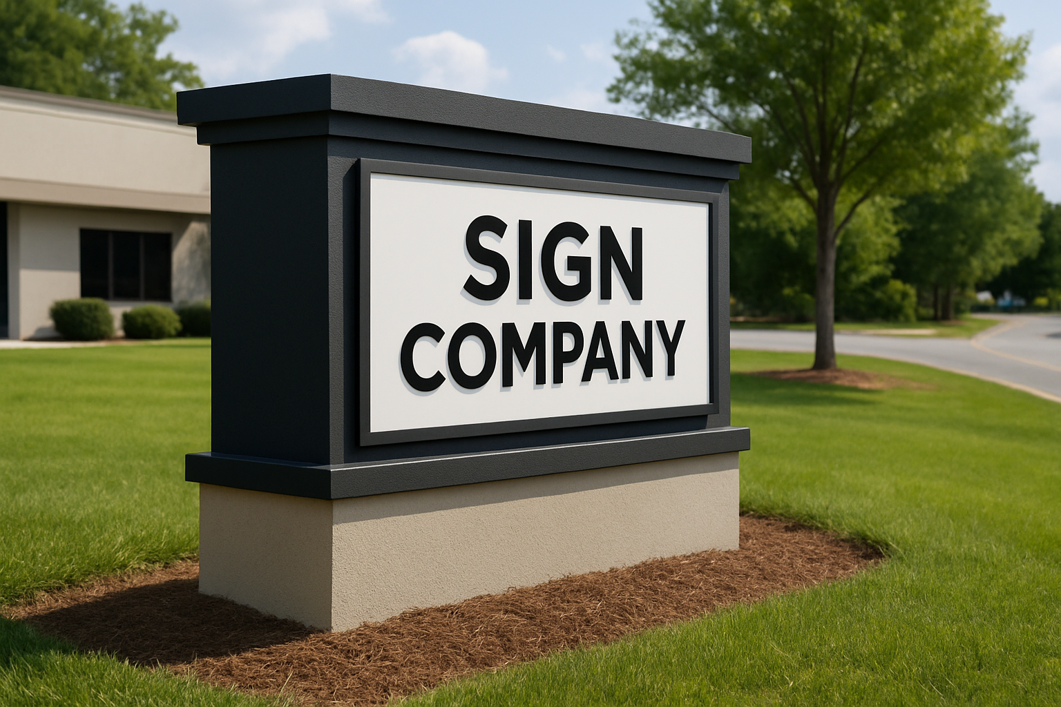 Sterling, VA - Monument Sign Design and A Frame Signs for Business Parks?