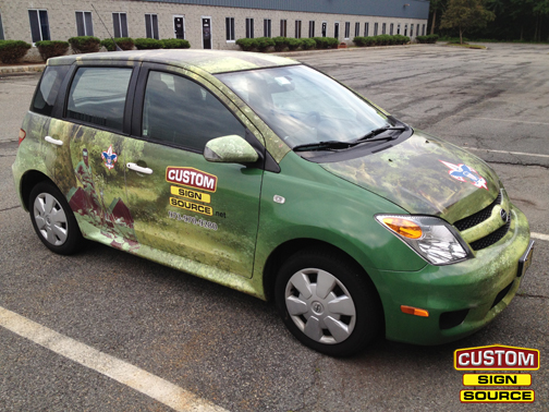 Company Vehicle Wrap by Custom Sign Source