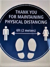 Tampa, FL- Customer and Employee Social Distancing Interior Business Signs