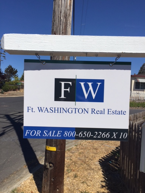Real Estate Sign - Ft. Washington RE