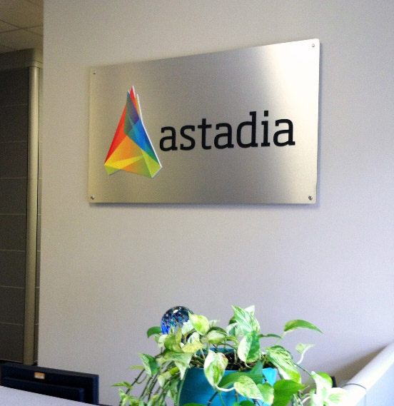 lobby sign astadia