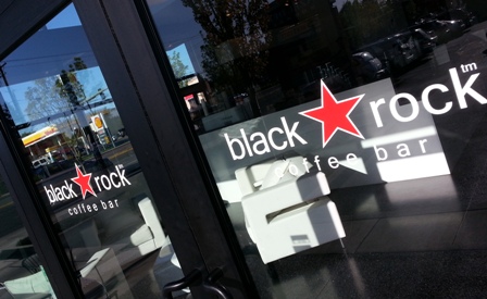 Window Graphics &amp; Point of Sales Signs for Black Rock Coffee Bar in Vancouver, WA