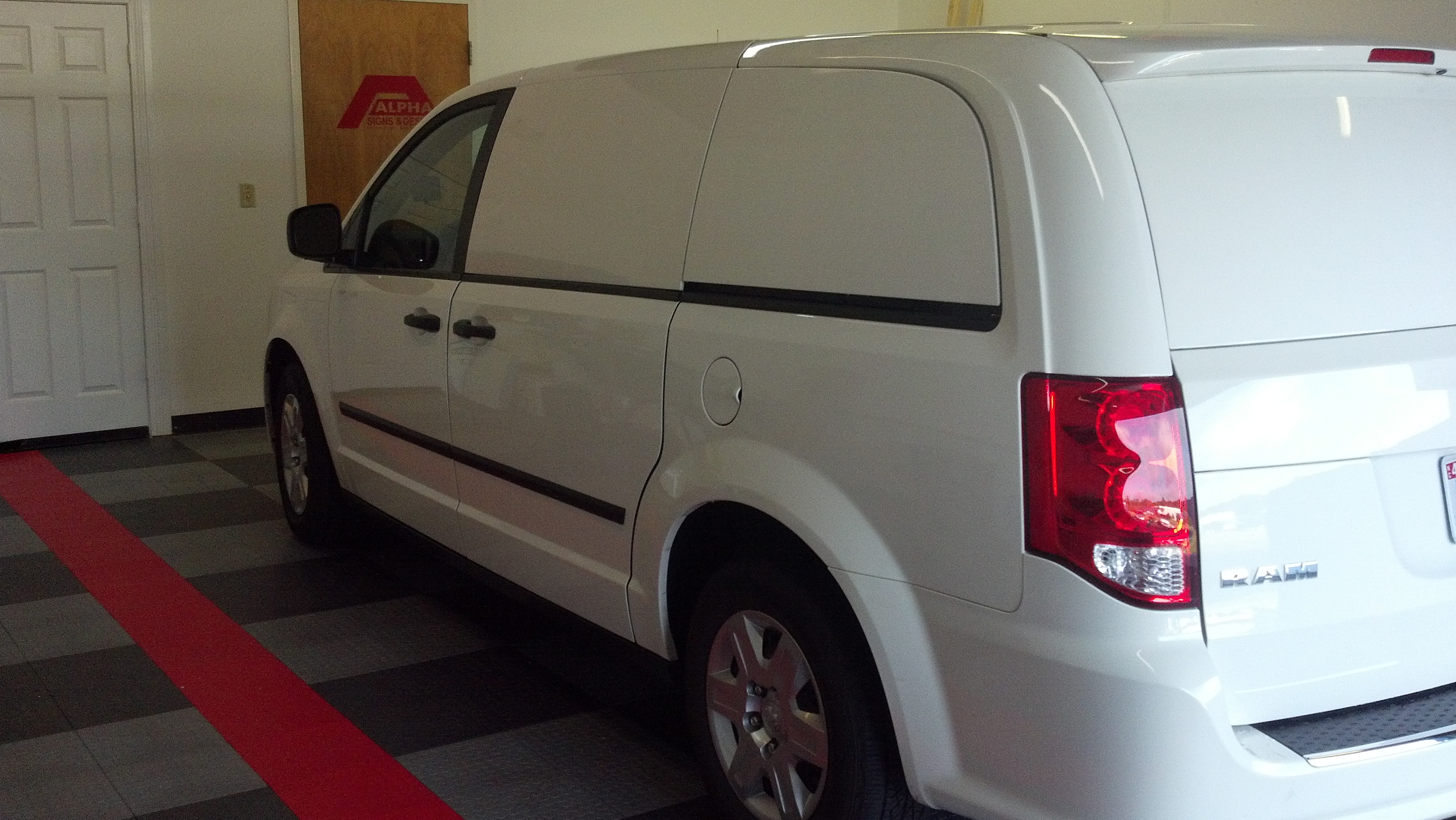 BEFORE & AFTER: Partial Van Wrap for United Seating & Mobility Company in Raleigh, NC