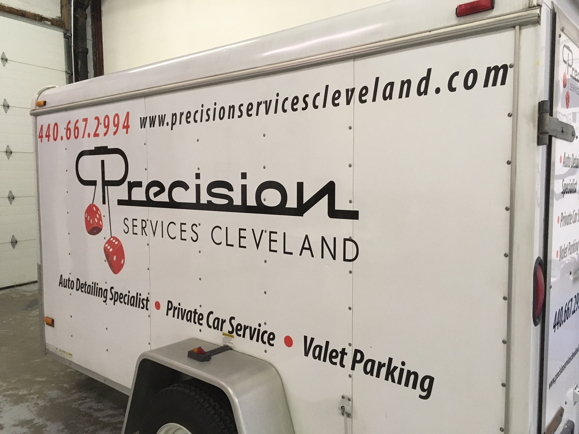 Turning a Trailer into Portable Advertising - Cleveland, Ohio