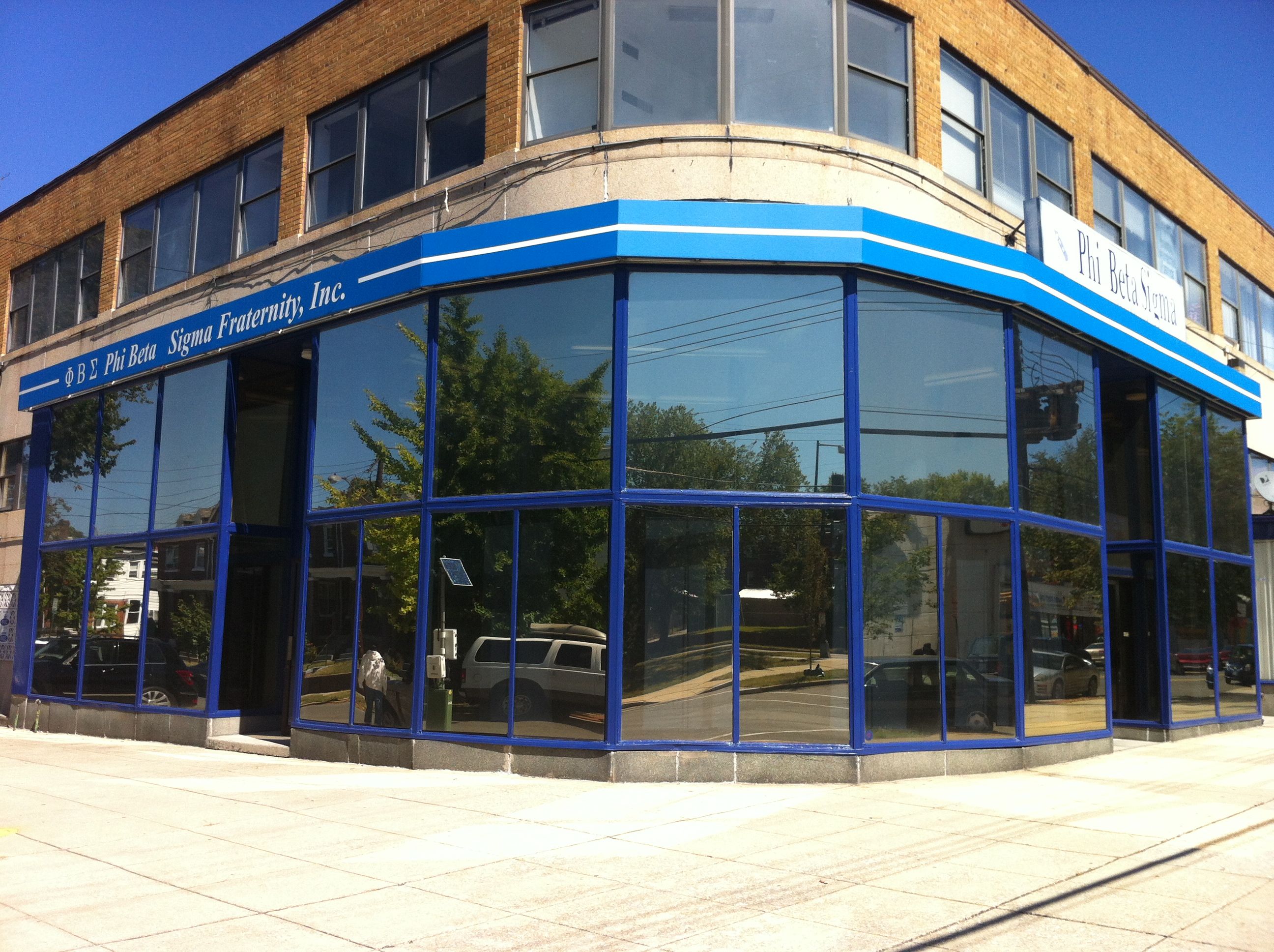 Panorama Solar Window Tinting Film Installation in Washington, D.C. for Phi Beta Sigma Fraternity