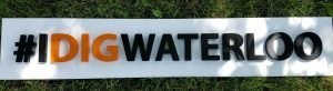 #IDigWaterloo Dimensional Letter Sign