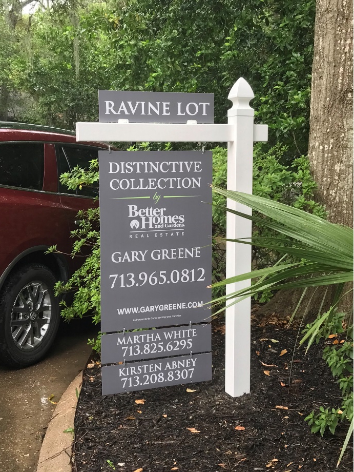 Real Estate Post and Panel Sign