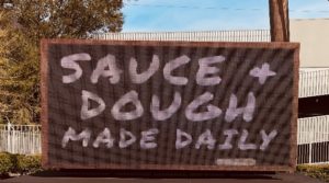 Message Pole Sign