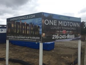 48" x 96" Real Estate Signs on posts