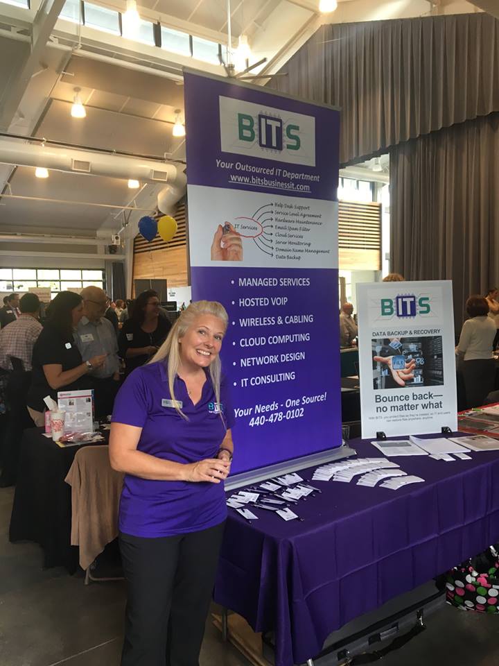 Manned trade show booth