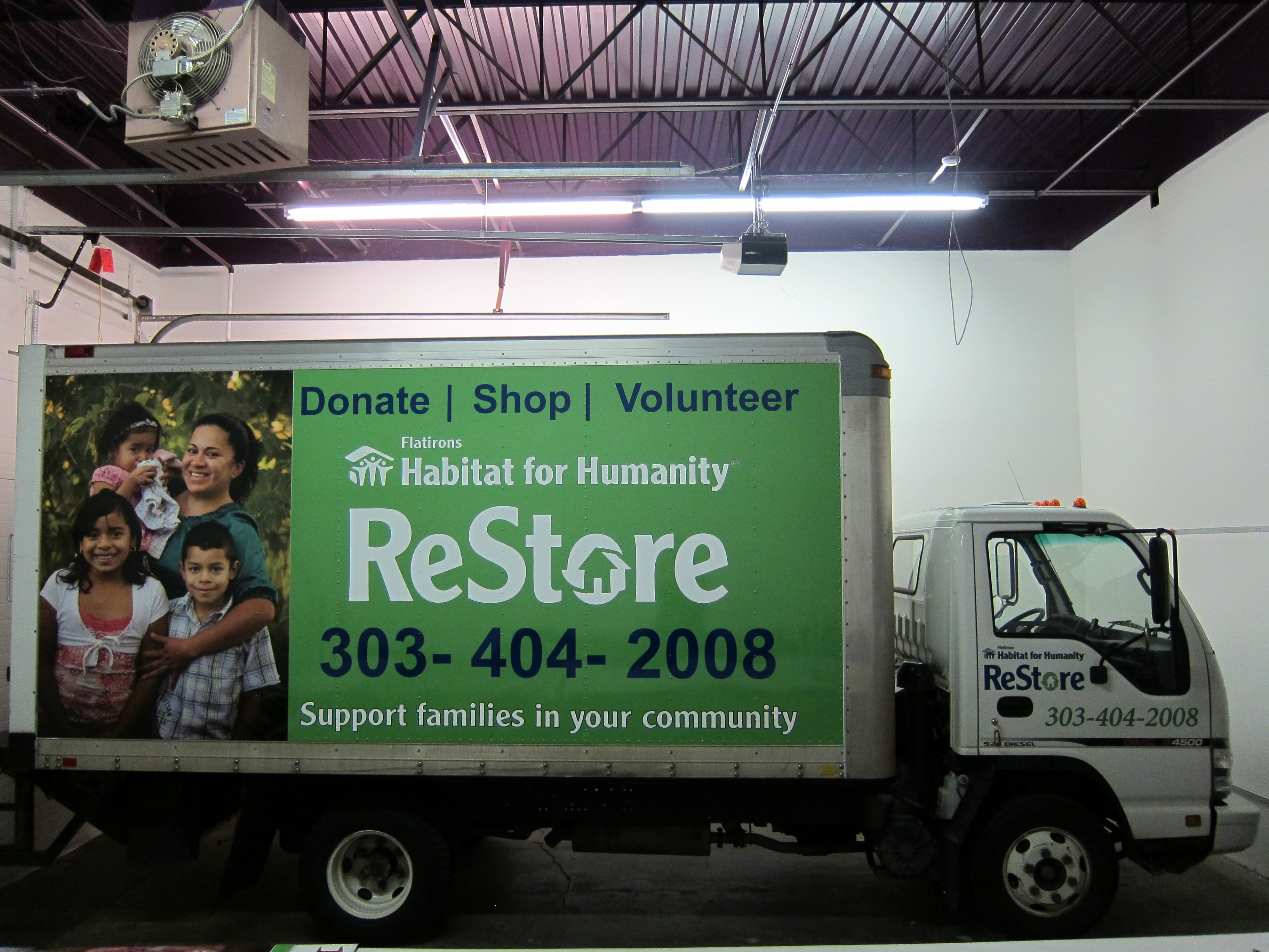 Paying It Forward With Vehicle Truck Wrap Graphics for Flatirons Habitat for Humanity - Broomfield County, Colorado