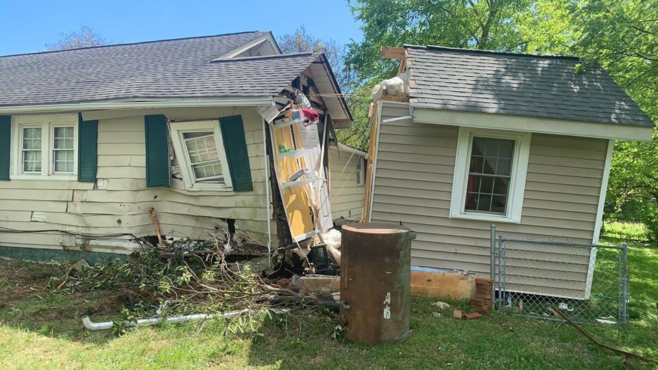 Winston-Salem, NC - Vehicle Collision with home - Home Restoration News